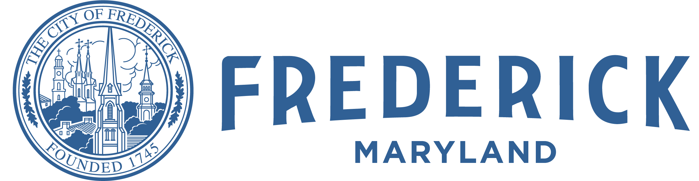 FREDERICK_MAIN_LOGO_SEAL_MD_BLUE_HORZ